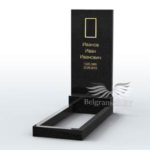 Эксклюзивный гранитный памятник №111 - Вертикальный памятник  №О1