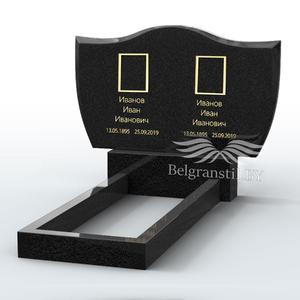 Двойной памятник - Гранитный памятник на двоих №Д10