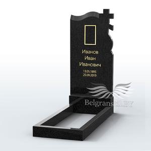 Вертикальный одиночный памятник №О33 - Вертикальный памятник из гранита №О13