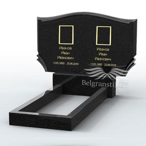 Двойной памятник - Мраморный памятник на двоих №Д15