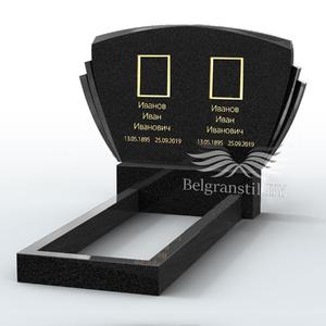 Двойной памятник - Двойной памятник из гранита №Д17