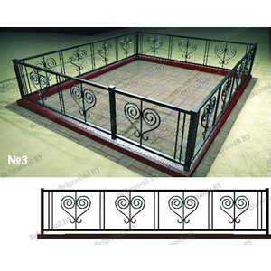 Двойной памятник на могилу для родителей №Д3 - Форма №3