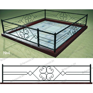 Металлические ограды - Форма №4