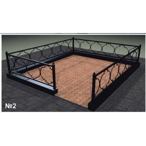 Металлические ограды - Форма №2