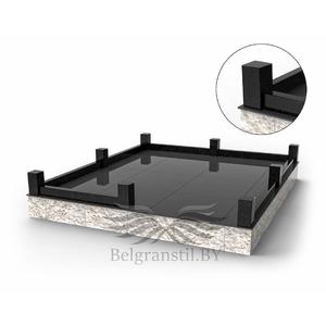 Скульптурная форма №1 - Ограда на могилу №8