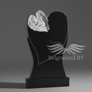 Могильный комплекс из гранита №55 - Детский памятник с ангелом №15