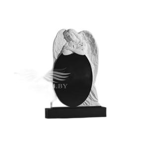 Ограда на могилу №9 - Памятник с ангелом