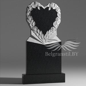 Скульптурная форма №45 - Памятник на могилу Cердце №5