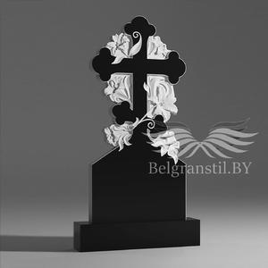 Двойной памятник на могилу для родителей №Д3 - Скульптурная форма №93