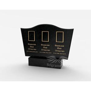 Тройные памятники - Памятник на троих на могилу №Т10